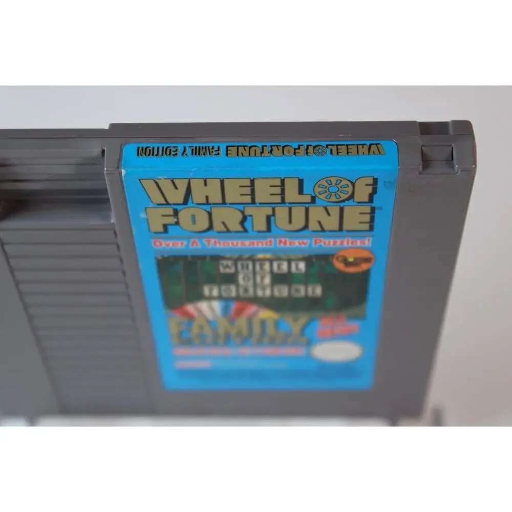 Wheel of Fortune Family Edition (Nintendo Entertainment System, 1990) Game Only